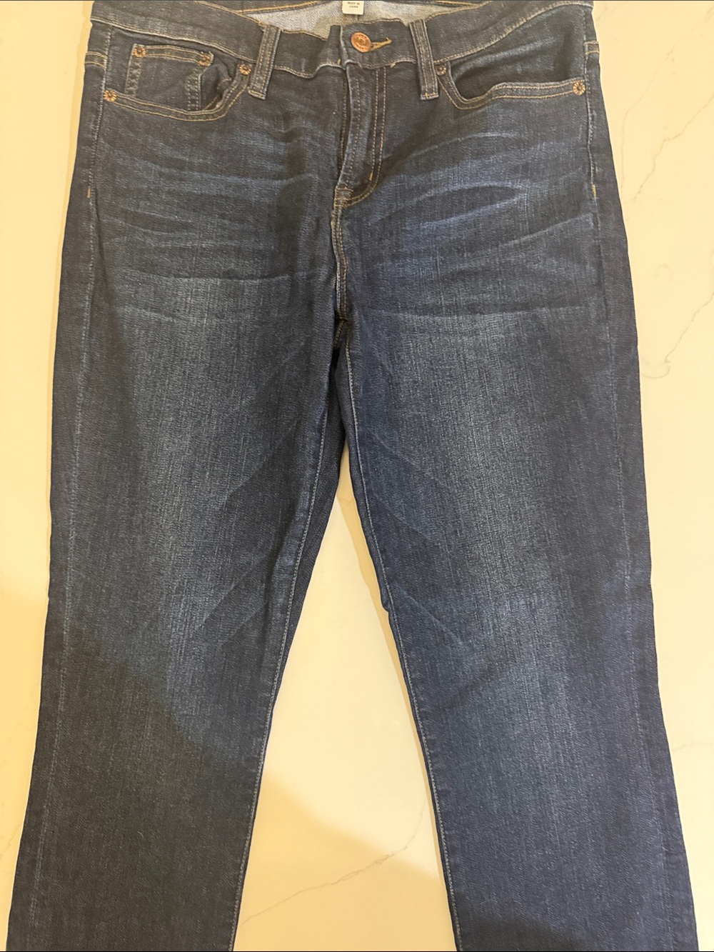 J. Crew Navy Blue Skinny Jeans